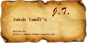 Jakob Tamás névjegykártya